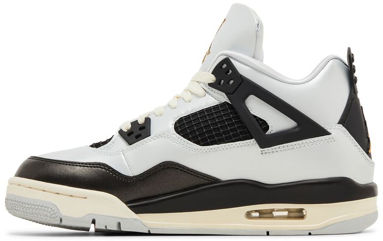 Air Jordan 4 Retro GS Platinum Gold
