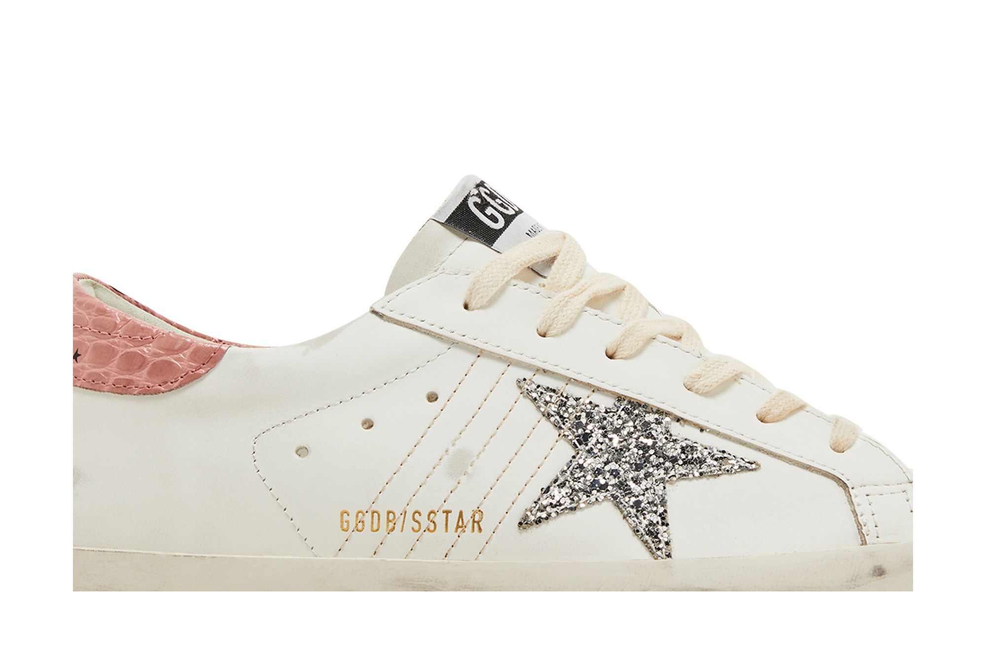 Buy Golden Goose Wmns Superstar 'White Silver Pink