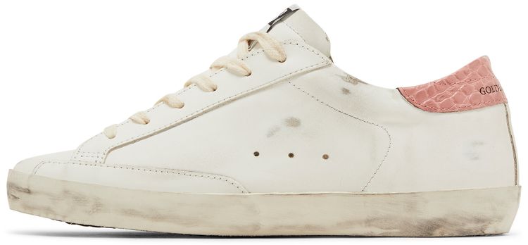 Golden Goose Wmns Superstar White Silver Pink