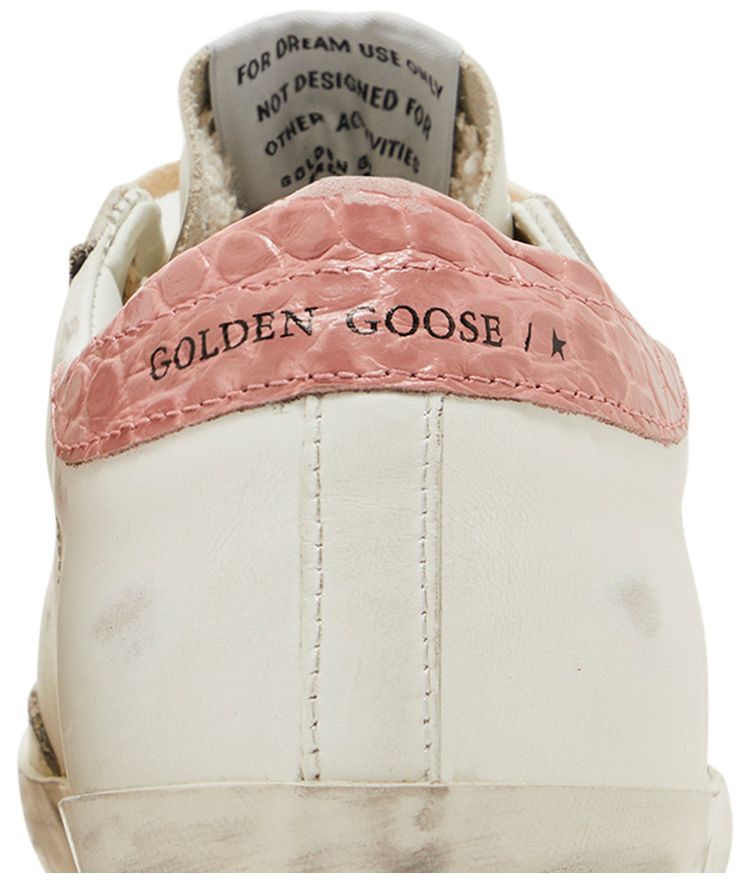Golden Goose Wmns Superstar White Silver Pink