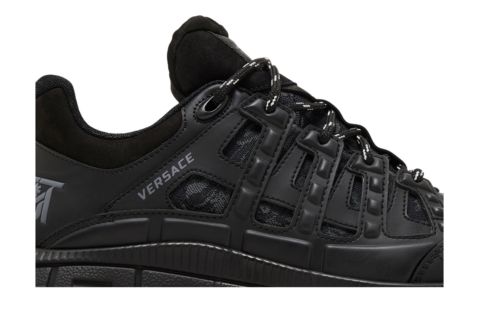 スニーカー VERSACE DSU8094-1A09769 TRIGRECA JAQCURD BAROCCO SNEKAKERS Barocco Jacquard Trigreca Sneakers Black | VERSACE US