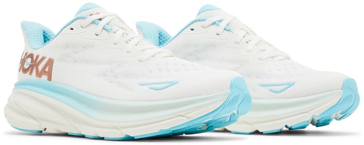 HOKA Wmns Clifton 9 Wide Frost Rose Gold