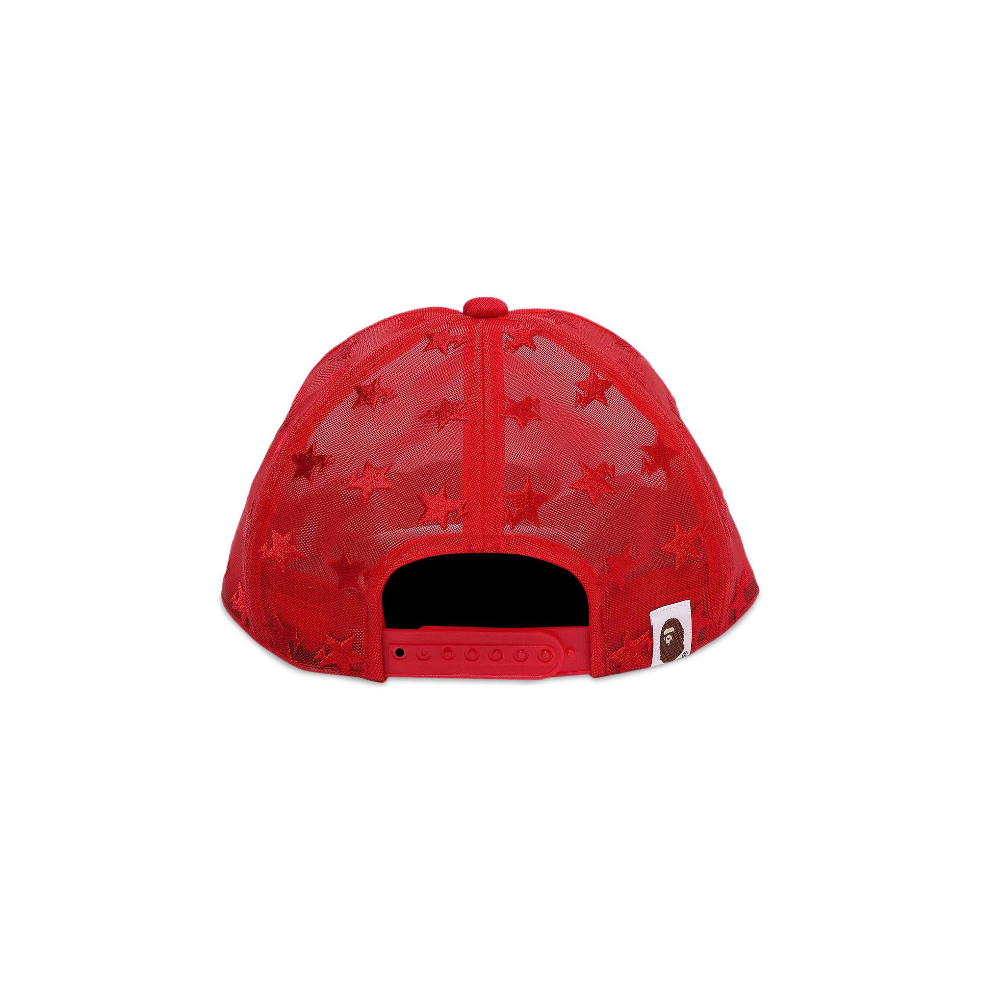 Buy BAPE Sta Mesh Cap 'Red' - 1K80 180 009 RED | GOAT
