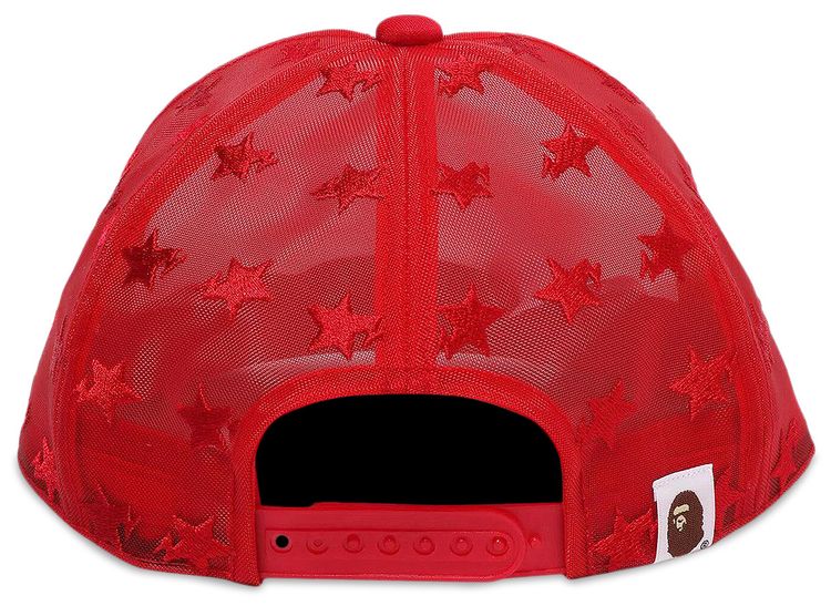 BAPE Sta Mesh Cap Red