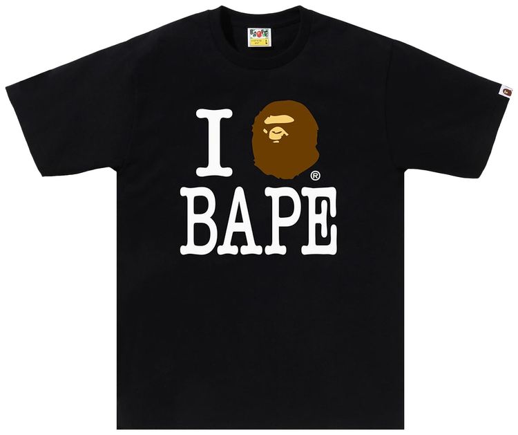 BAPE I Love BAPE Mesh Cap Black