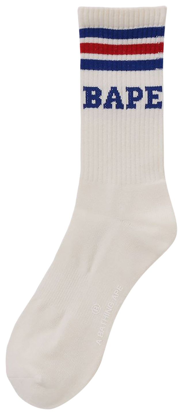 BAPE Stripe Socks BlueRed