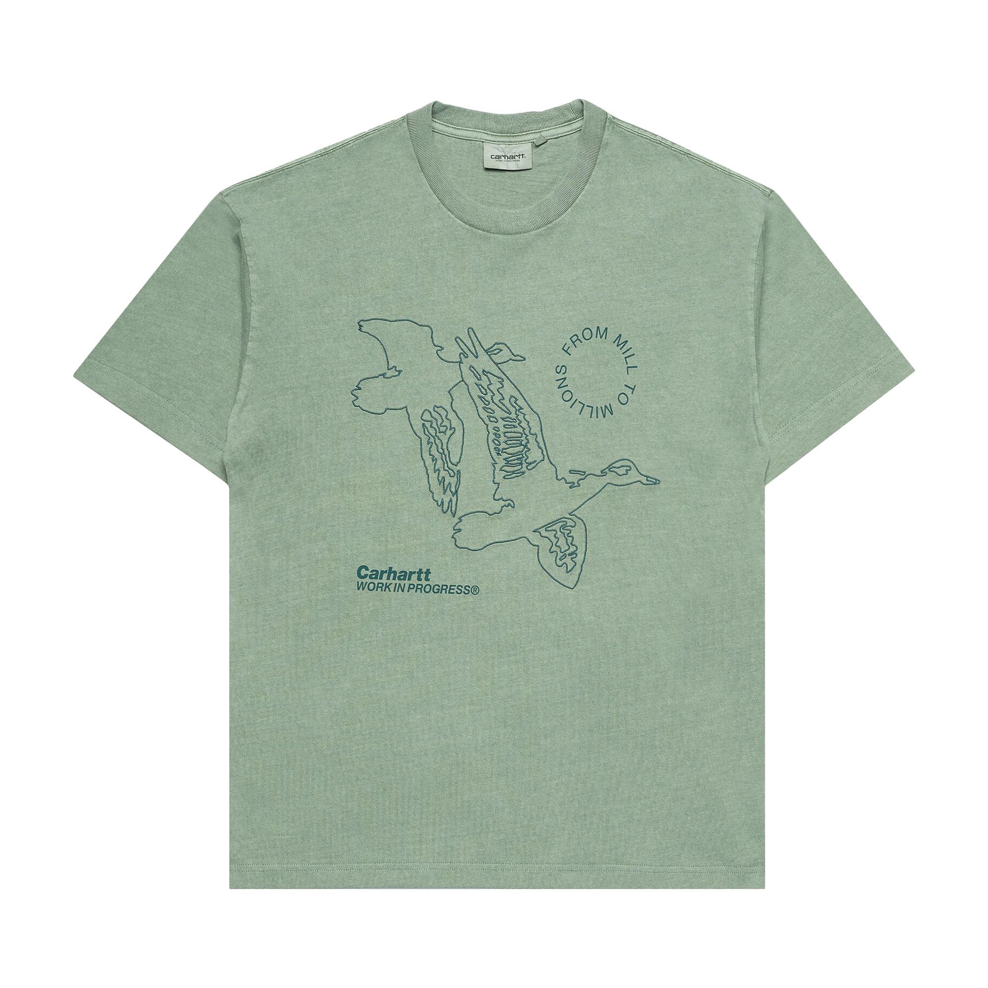 Buy Carhartt WIP Flying Ducks T-Shirt 'Duck Green Garment