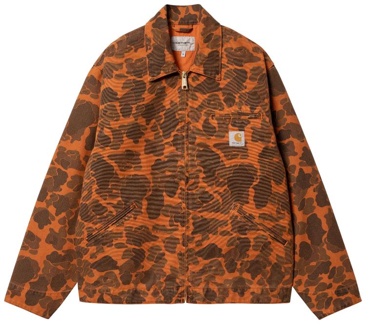 Carhartt WIP Duck Detroit Jacket Turmeric Camo