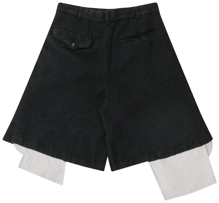 Comme des Garcons Wool Tapered Pant Black