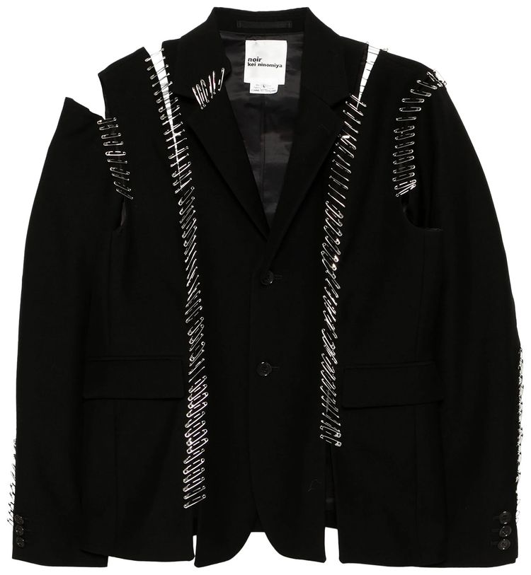 Comme des Garcons 2 Button Suit Jacket Black