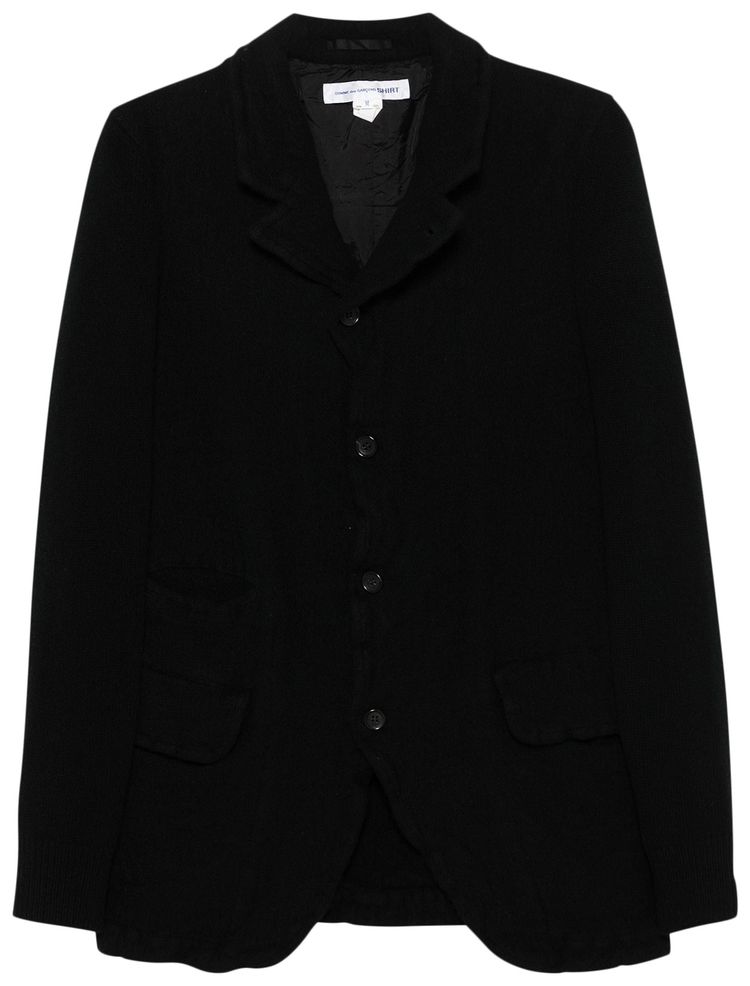 Comme des Garcons Loose Woven Jacket Black