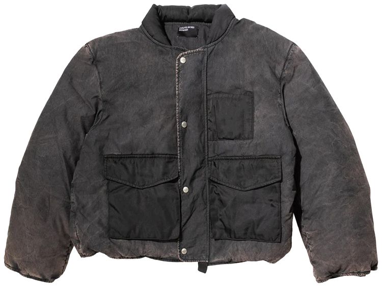 Enfants Riches Deprimes Next Exit Military Puffer Jacket Faded Black
