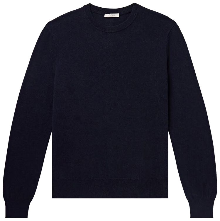 The Row Benji Crewneck Sweater Dark Navy