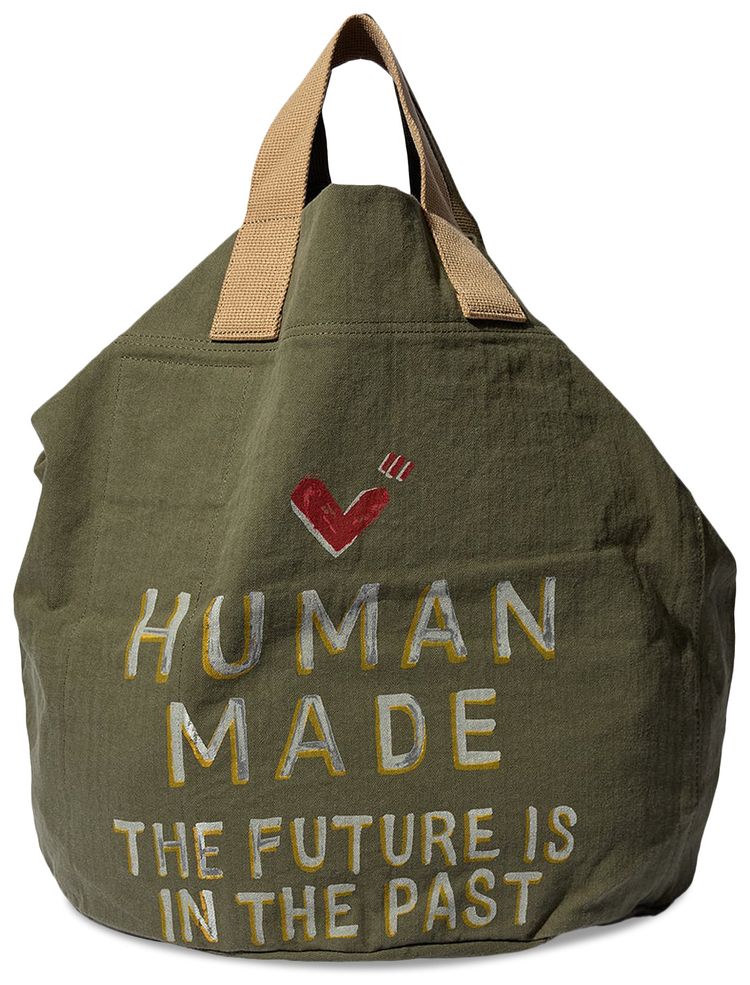 Human Made Tote Bag Olive Drab