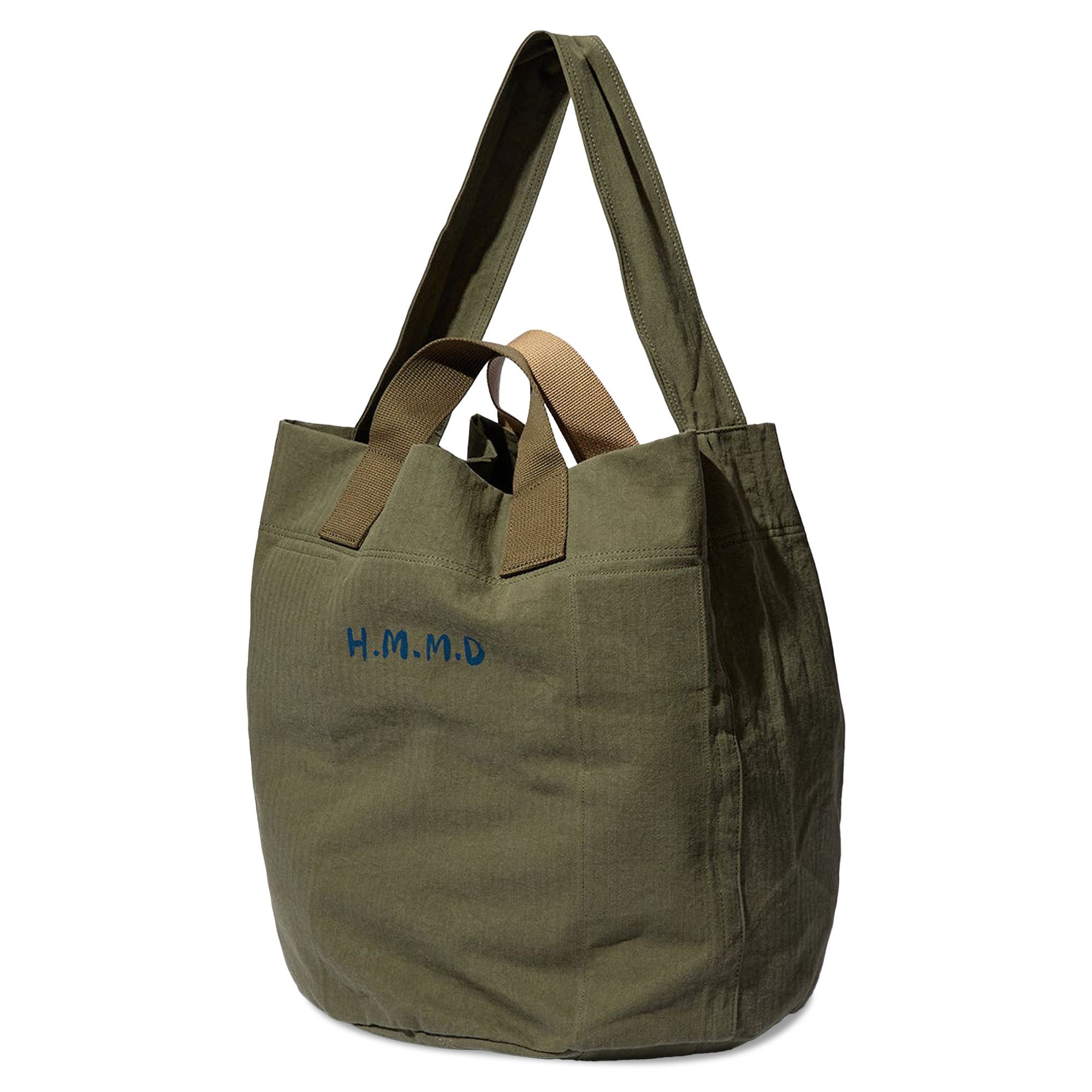 【メーカー公式ショップ】 Made Human Buy Tote GOAT | OLIV HM28GD013 - Drab' 'Olive Bag バッグ