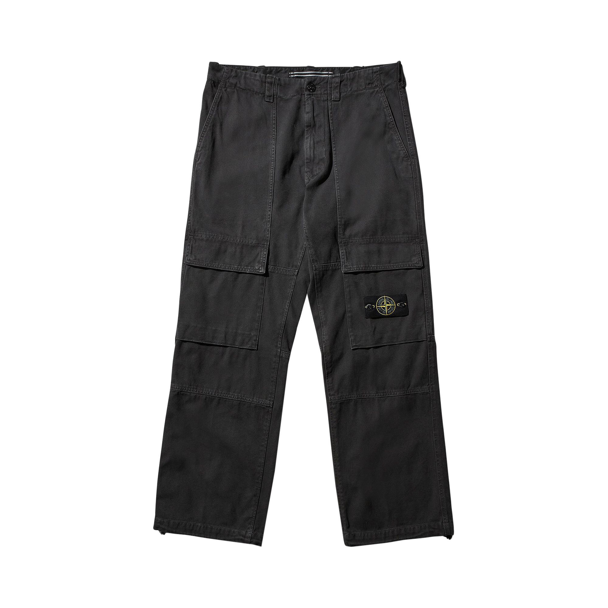 Buy Stone Island Relaxed Fit Cargo Pants 'Lead Grey' - 811530601