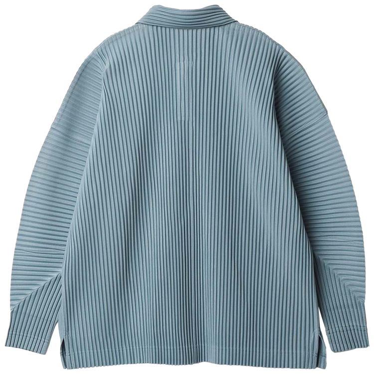 Homme Plisse Issey Miyake August Polo Shirt MintGrey