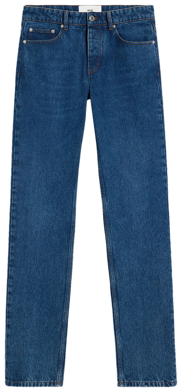 Ami Classic Fit Jean Used Blue