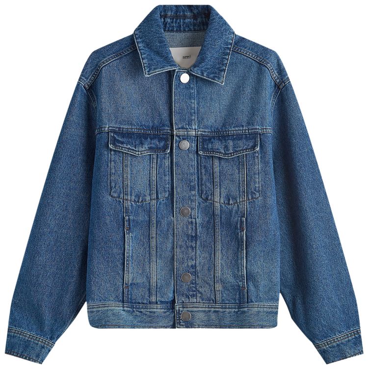 Ami Trucker Jacket Used Blue