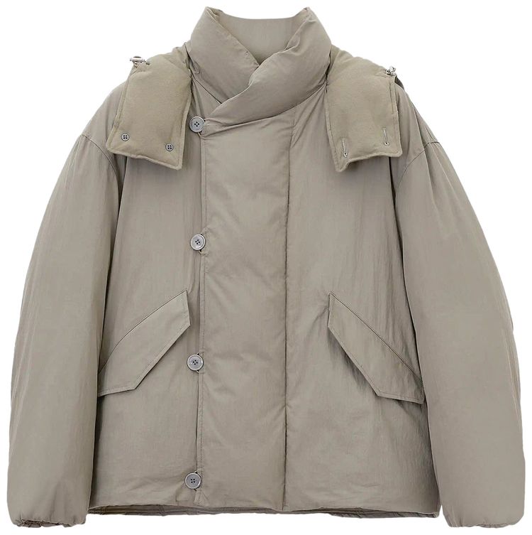 Lemaire Hooded Puffer Blouson Desert Sage