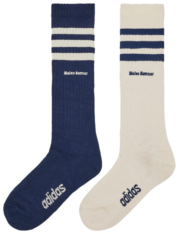 adidas x Wales Bonner 3S Sock Wonder WhiteCollegiate Navy