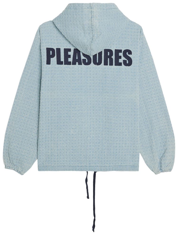 Pleasures Expand Poncho Hoodie Blue