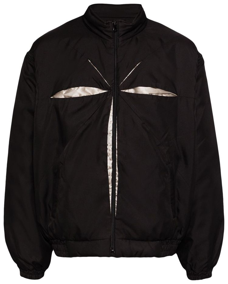 KUSIKOHC Origami Zip Up Jacket Black