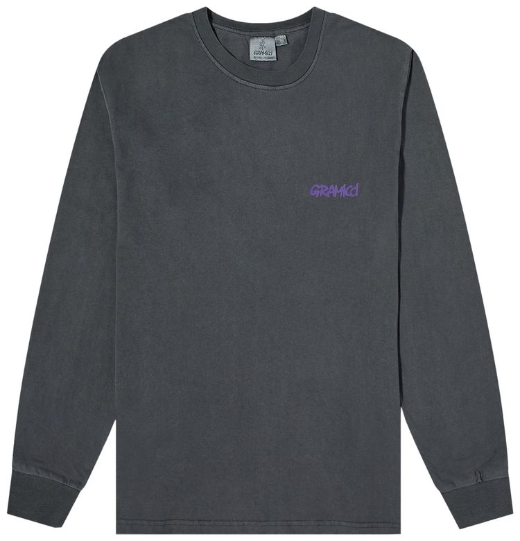 Gramicci Footprints Long Sleeve Tee Grey