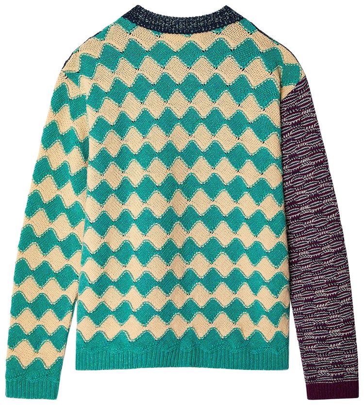 Marni Checkered Knit Sweater Multicolor