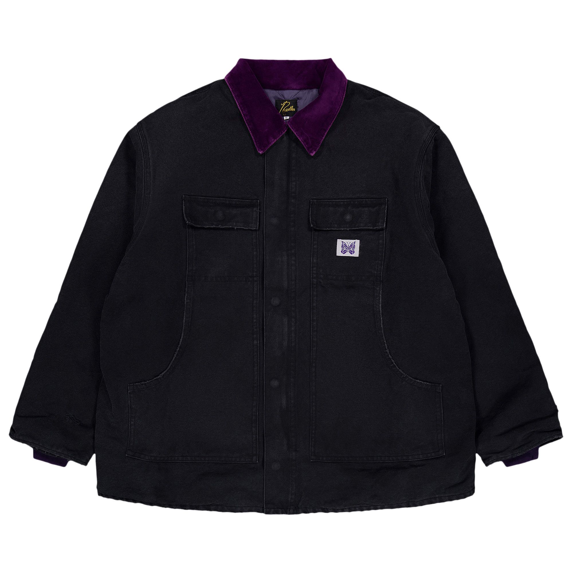 Buy Needles Lumberjack Coat 'Black' - NS157 BLAC | GOAT UK