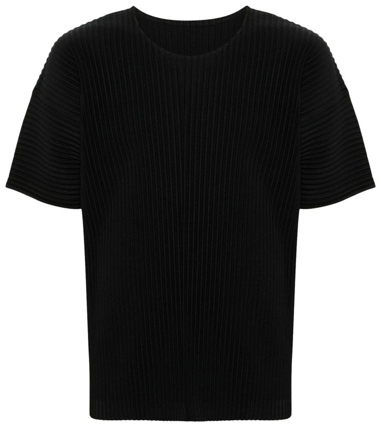 Homme Plisse Issey Miyake Basic T Shirt Black
