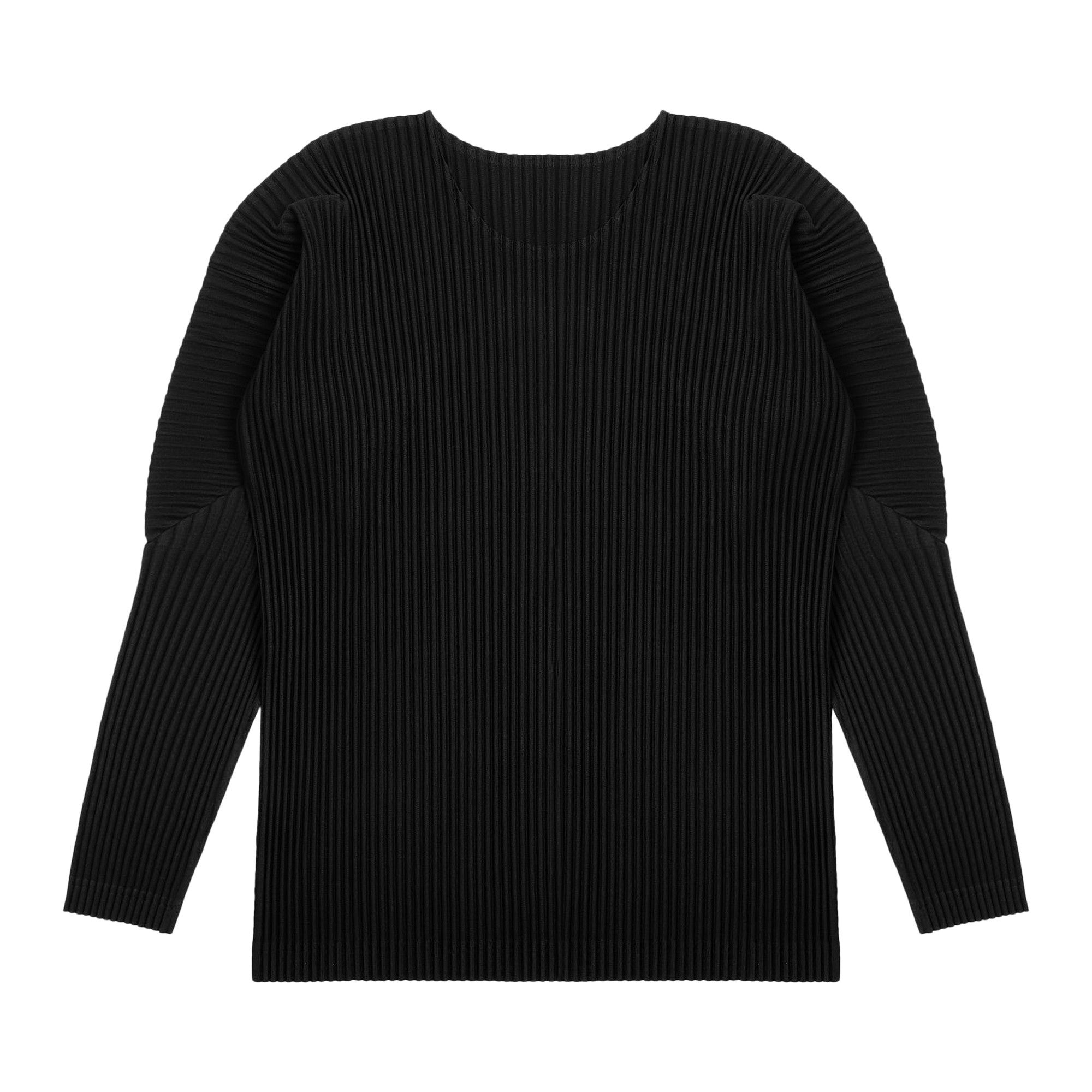 Buy Homme Plissé Issey Miyake Basic T-Shirt 'Black' - HP48JK421 15 | GOAT