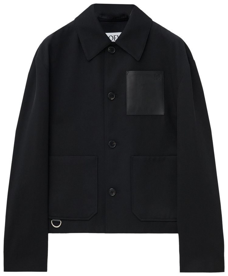 Loewe Workwear Jacket Black