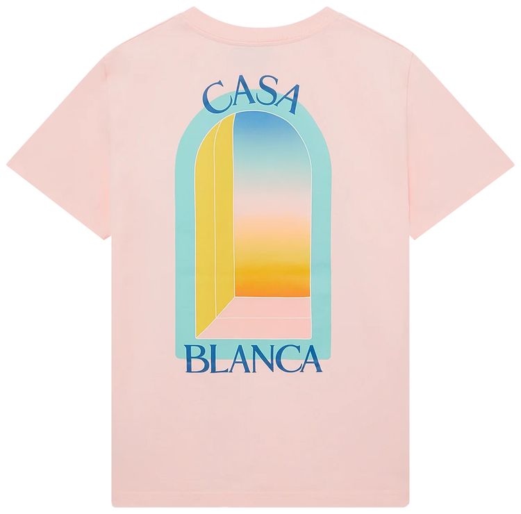 Casablanca LArc Colore T Shirt Pink