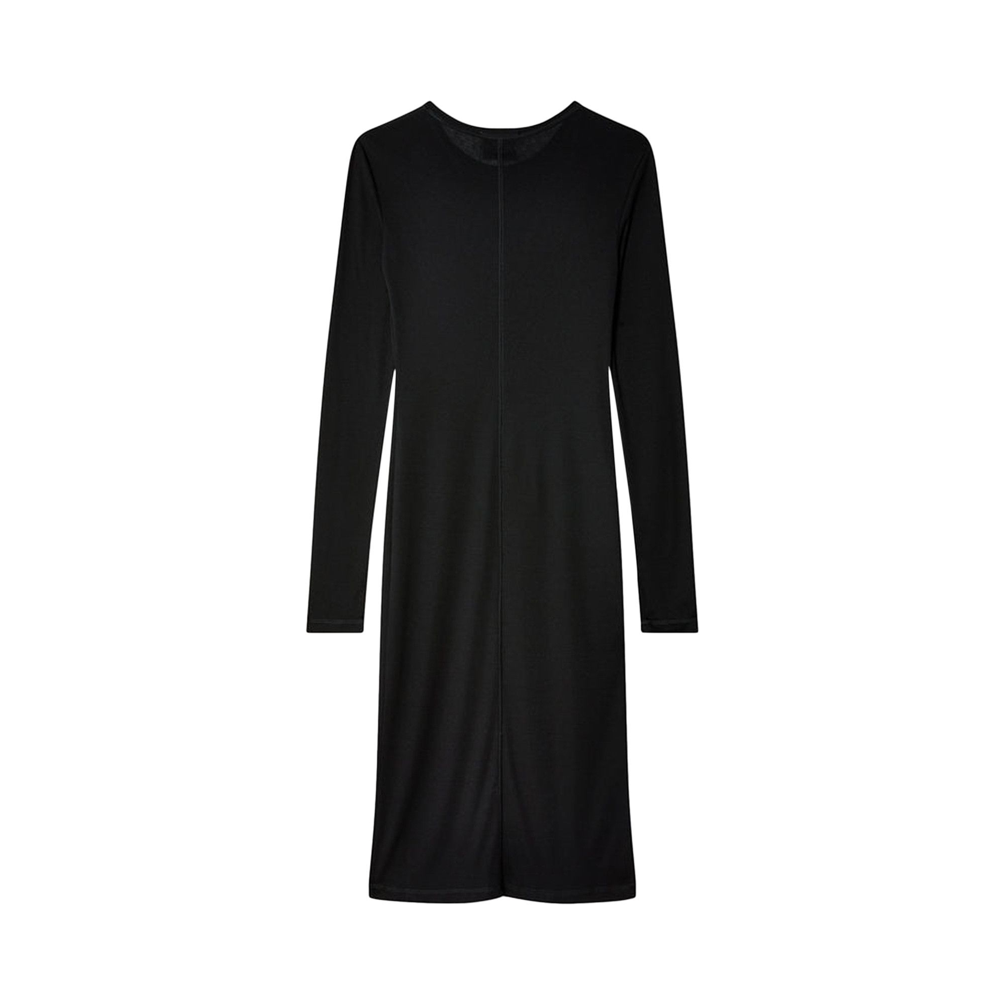 【MIU MIU】Long jersey Dress BLACK Miu Miu Jersey Dress | Black | FARFETCH