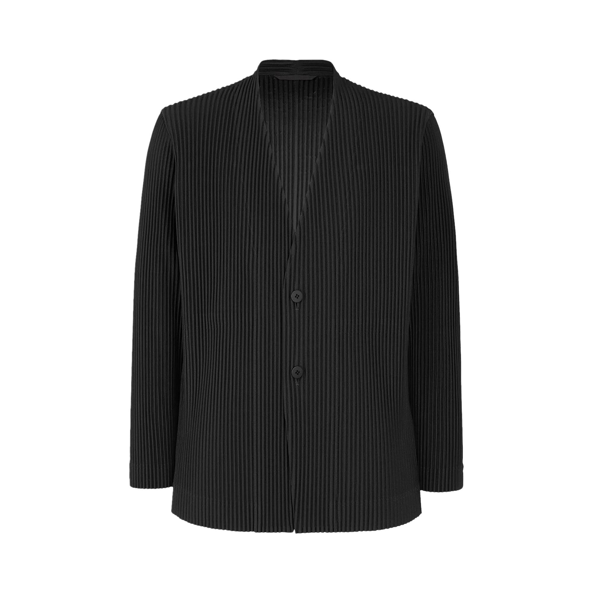 Buy Homme Plissé Issey Miyake Tailored Pleats Jacket 'Black