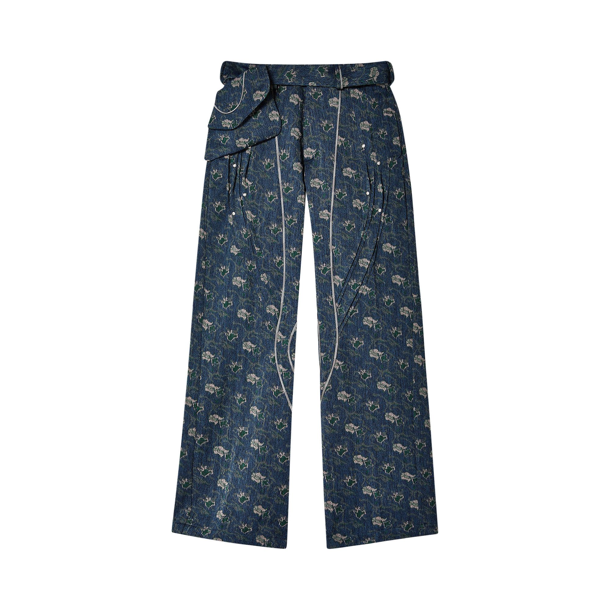 Buy Kiko Kostadinov Chalice Trouser 'Floral Jacquard
