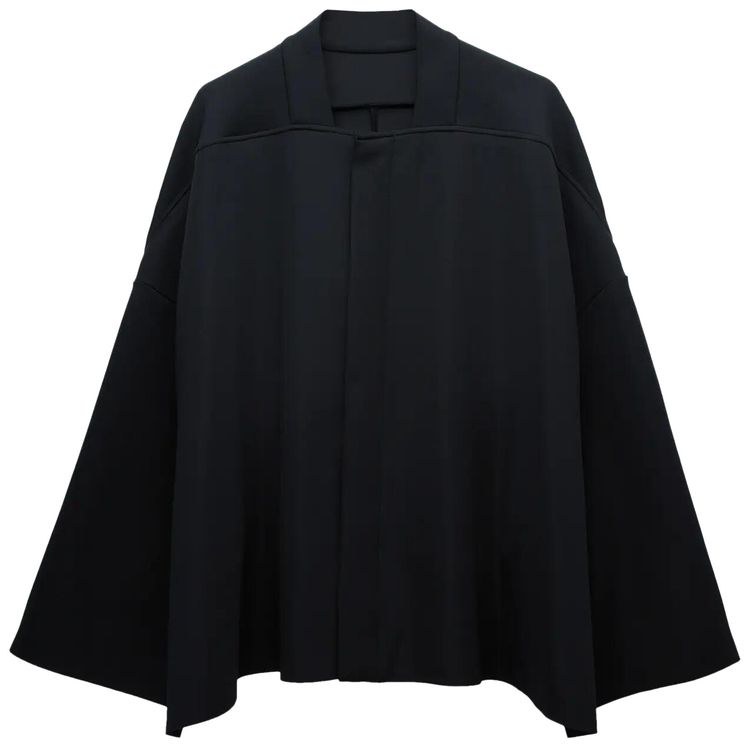 Rick Owens Lilies Sail Jacket Black