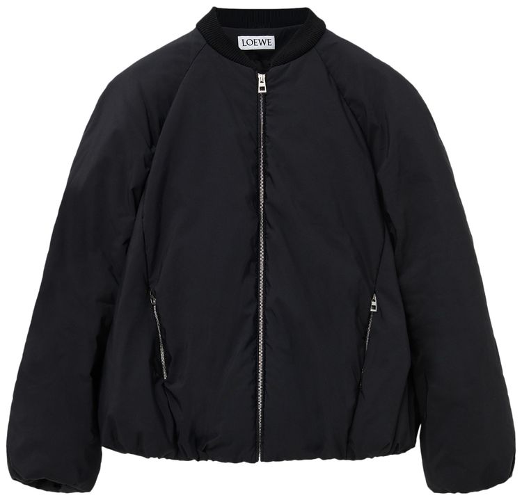 Loewe Padded Bomber Jacket Black