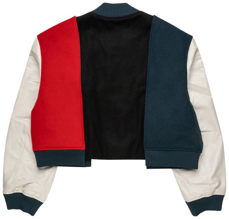 Nike x YOON Oversized Varsity Jacket BlackArmory NavyPhantomWhite