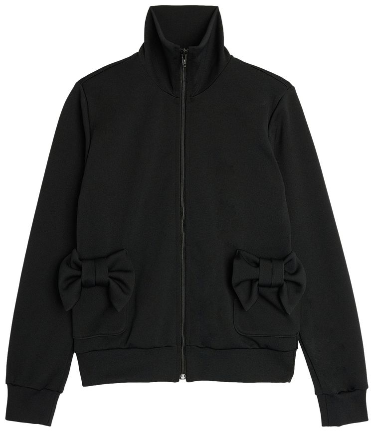 Comme des Garcons Girl Zip Jersey Black
