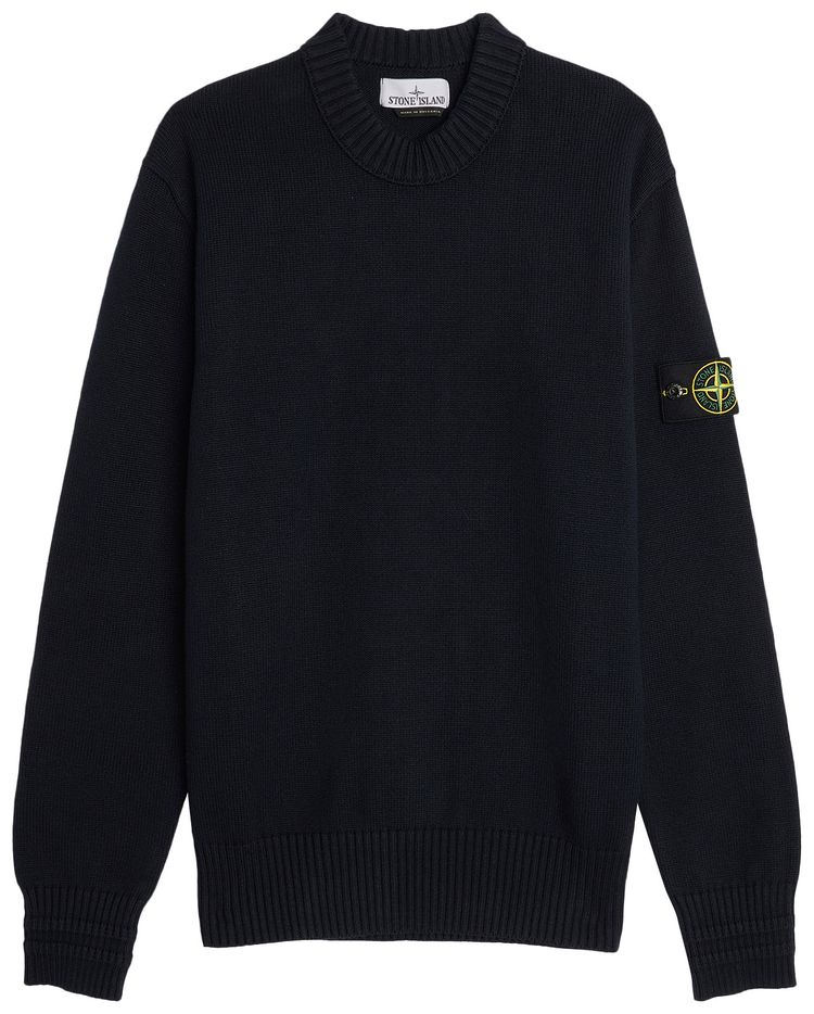 Stone Island Loose Fit Crewneck Navy Blue