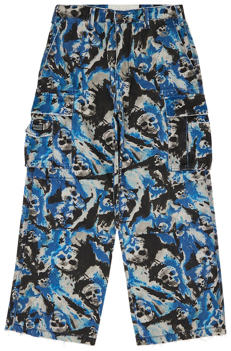 ERL Skull Cargo Pants Skull Print