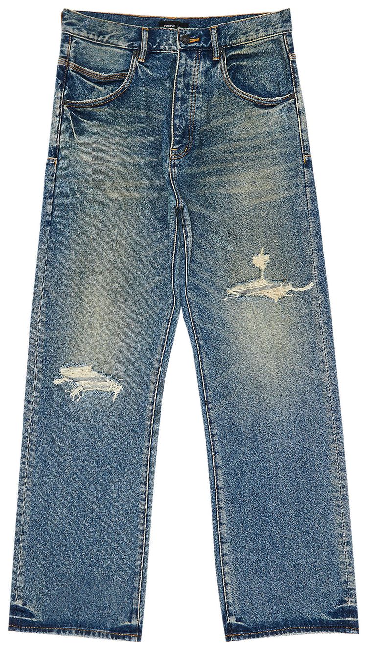 PURPLE BRAND Distressed Jeans Dark Indigo