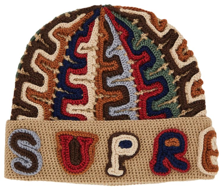 Buy Supreme Yarn Appliqué Beanie 