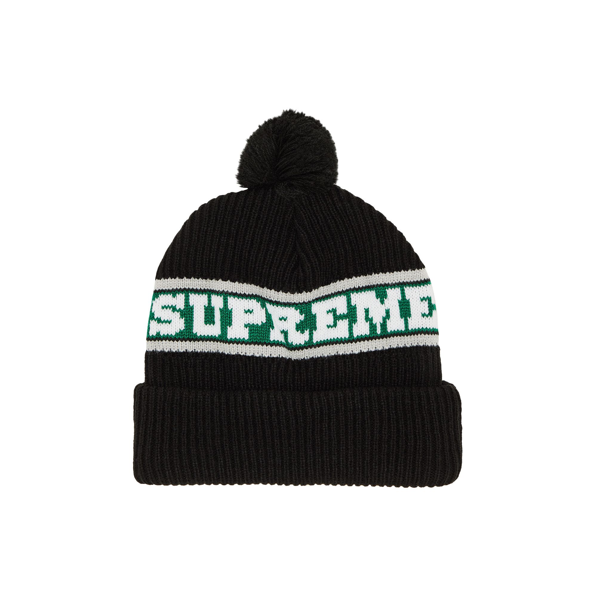 Buy Supreme Big Stripe Beanie 'Black' - FW24BN40 BLACK | GOAT UK