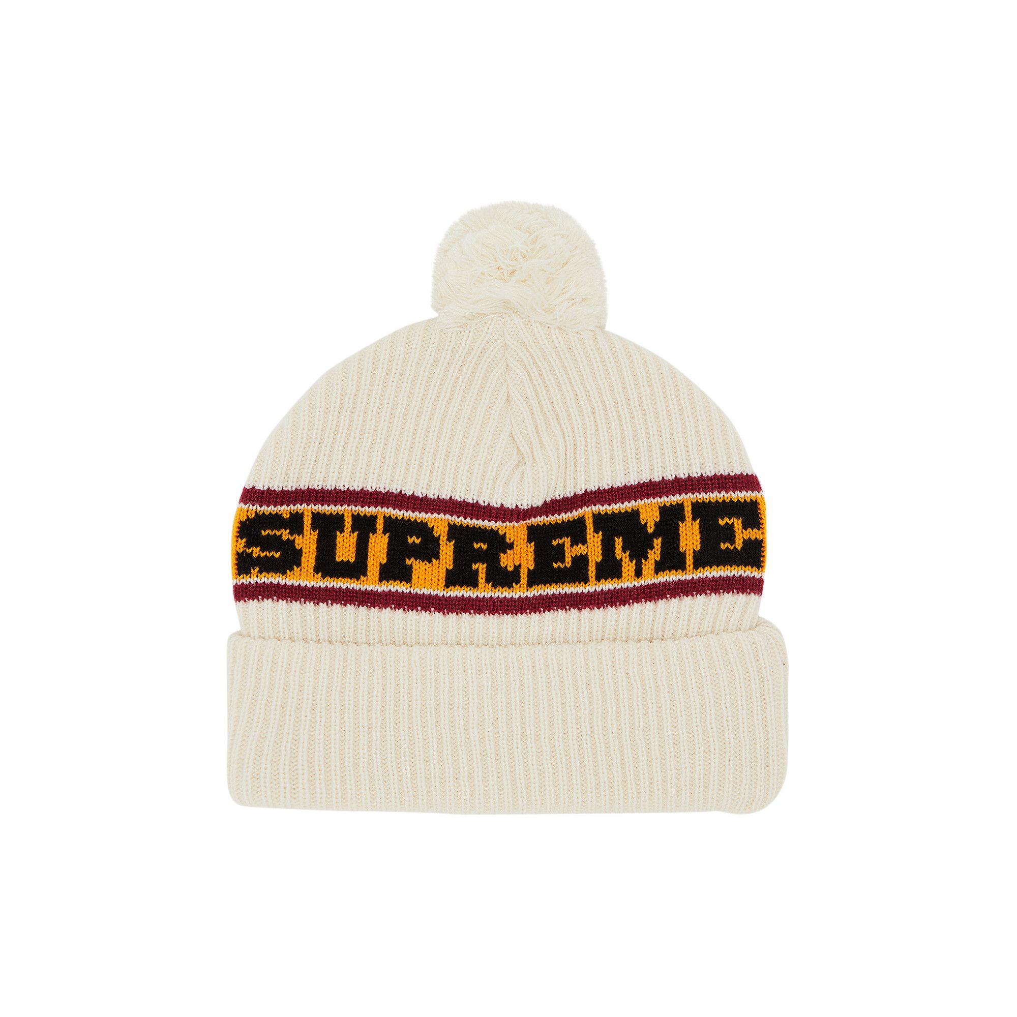 Buy Supreme Big Stripe Beanie 'Natural' - FW24BN40 NATURAL | GOAT