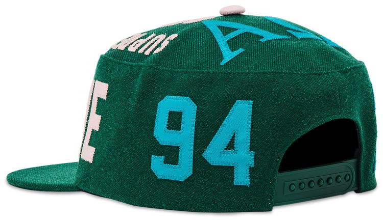 Supreme Alpha Omega Pillbox Hat Dark Green