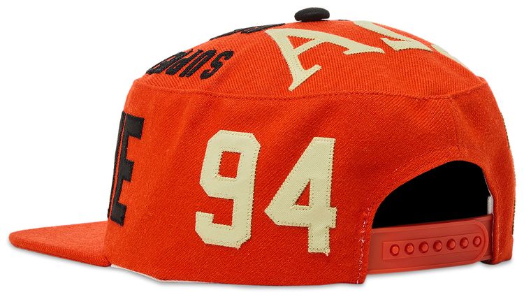Supreme Alpha Omega Pillbox Hat Orange