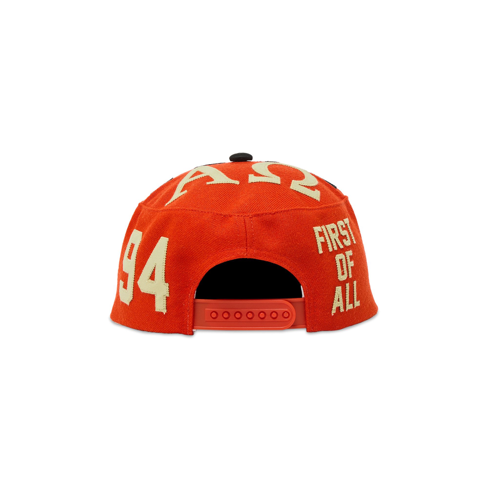 Achetez des Supreme Alpha Omega Pillbox Hat 'Orange